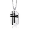 Men's Christian Necklace Dog Tag 1 Men's Christian Necklace Dog Tag -Lord's Guidance men s cross dog tag necklace lord s guidance