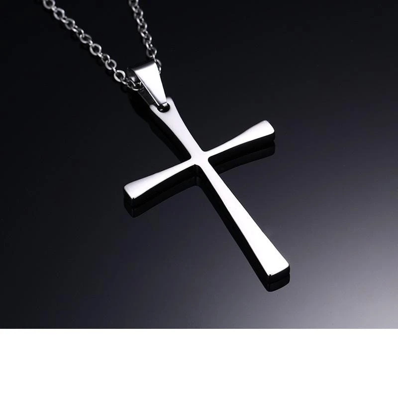 Men's Christian Necklace Stainless Steel 6 Men's Christian Necklace Stainless Steel - Image 4