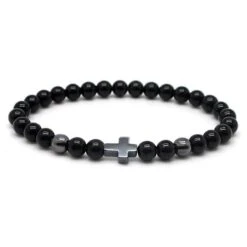 Cross Bead Bracelet Men Of Faith