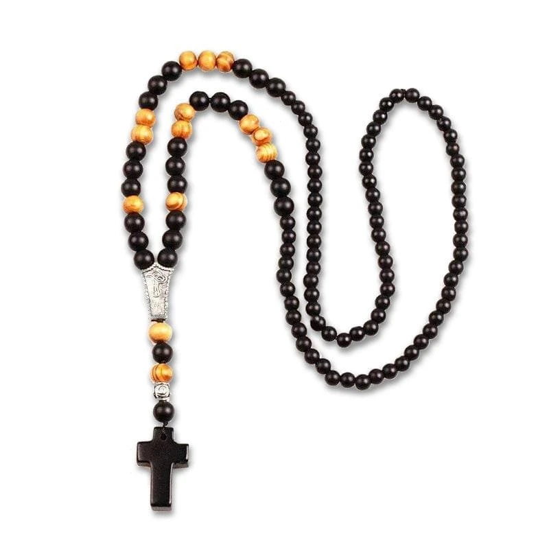 Men's Christian Necklace Beaded Necklace 3 Men's Christian Necklace Beaded Necklace