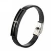 Men's Cross Bracelet Black Cross -Lord's Guidance mens black cross silicone bracelet lord s guidance