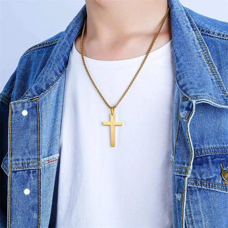 Men's Christian Necklace Lord's Prayer (Golden) 4 Men's Christian Necklace Lord's Prayer (Golden) - Image 2