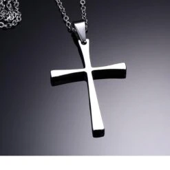 Men's Christian Necklace Stainless Steel 8 Men's Christian Necklace Stainless Steel -Lord's Guidance mens cross pendant stainless steel lord s guidance