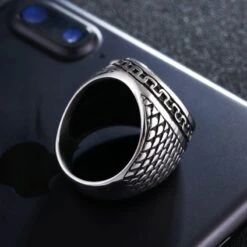 Christian Ring Men's Signet Ring 10 Christian Ring Men's Signet Ring -Lord's Guidance mens ring signet