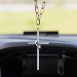 Cross For Car Cross And Ring -Lord's Guidance mirror cross car decoration lord s guidance