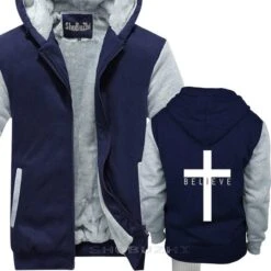 Christian Jacket Believe Cross