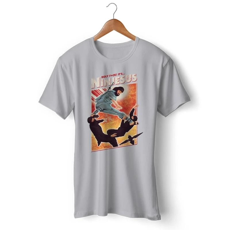 Christian T-Shirt Ninjesus 4 Christian T-Shirt Ninjesus - Image 2