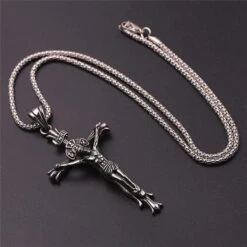 Men's Christian Necklace INRI Antique Cross 8 Men's Christian Necklace INRI Antique Cross -Lord's Guidance old cross pendant inri lord s guidance