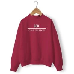 Christian Sweatshirt One Nation Under God 18 Christian Sweatshirt One Nation Under God -Lord's Guidance one nation under god sweatshirt burgundy
