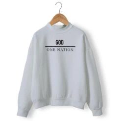 Christian Sweatshirt One Nation Under God 15 Christian Sweatshirt One Nation Under God -Lord's Guidance one nation under god sweatshirt gray