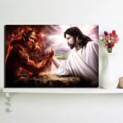 Christian Canvas Art The Good Side 9 Christian Canvas Art The Good Side -Lord's Guidance painting jesus canvas wall art lords guidance