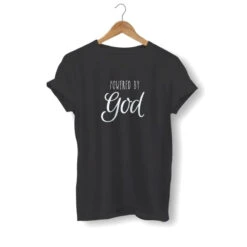 Christian T-Shirt Powered By God 8 Christian T-Shirt Powered By God -Lord's Guidance powered by god t shirt black