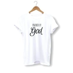 Christian T-Shirt Powered By God