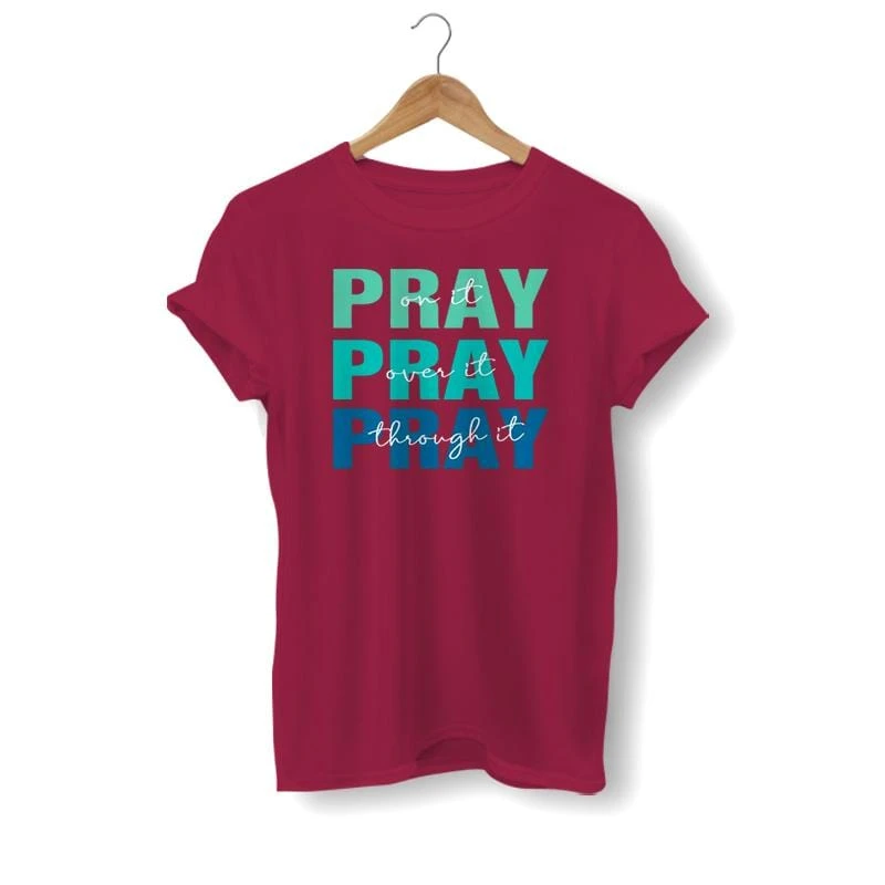 Christian T-Shirt Pray On It 7 Christian T-Shirt Pray On It - Image 5