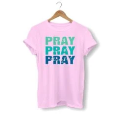 Christian T-Shirt Pray On It 11 Christian T-Shirt Pray On It -Lord's Guidance pray on it pray over it pray through it shirt pink