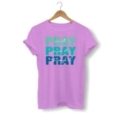 Christian T-Shirt Pray On It 14 Christian T-Shirt Pray On It -Lord's Guidance pray on it pray over it pray through it shirt purple