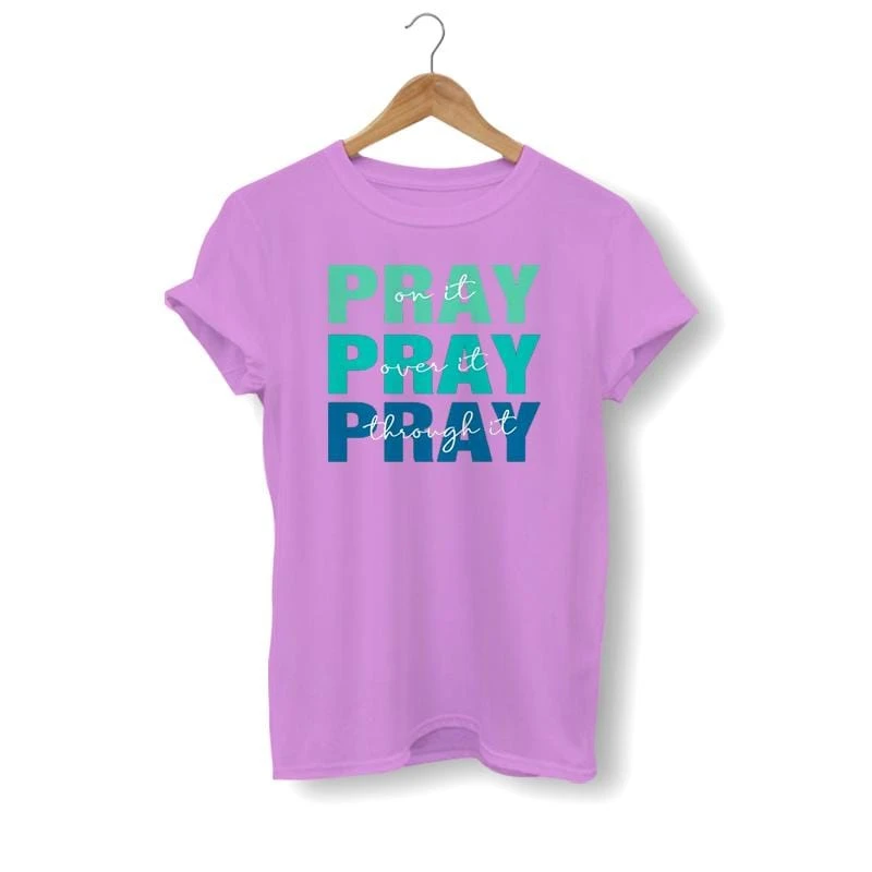 Christian T-Shirt Pray On It 8 Christian T-Shirt Pray On It - Image 6