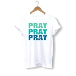 Christian T-Shirt Pray On It 15 Christian T-Shirt Pray On It -Lord's Guidance pray on it pray over it pray through it shirt white