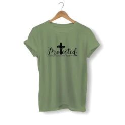 Christian T-Shirt Protected 14 Christian T-Shirt Protected -Lord's Guidance protected psalm 91 t shirt olive