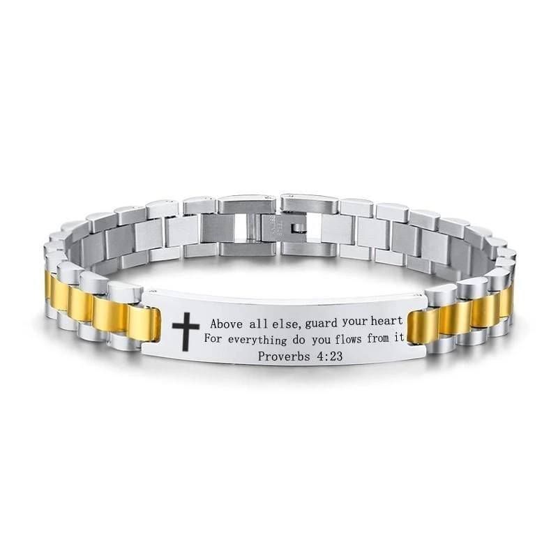 Bible Verse Bracelet Proverbs 4:23 (Link) 3 Bible Verse Bracelet Proverbs 4:23 (Link)