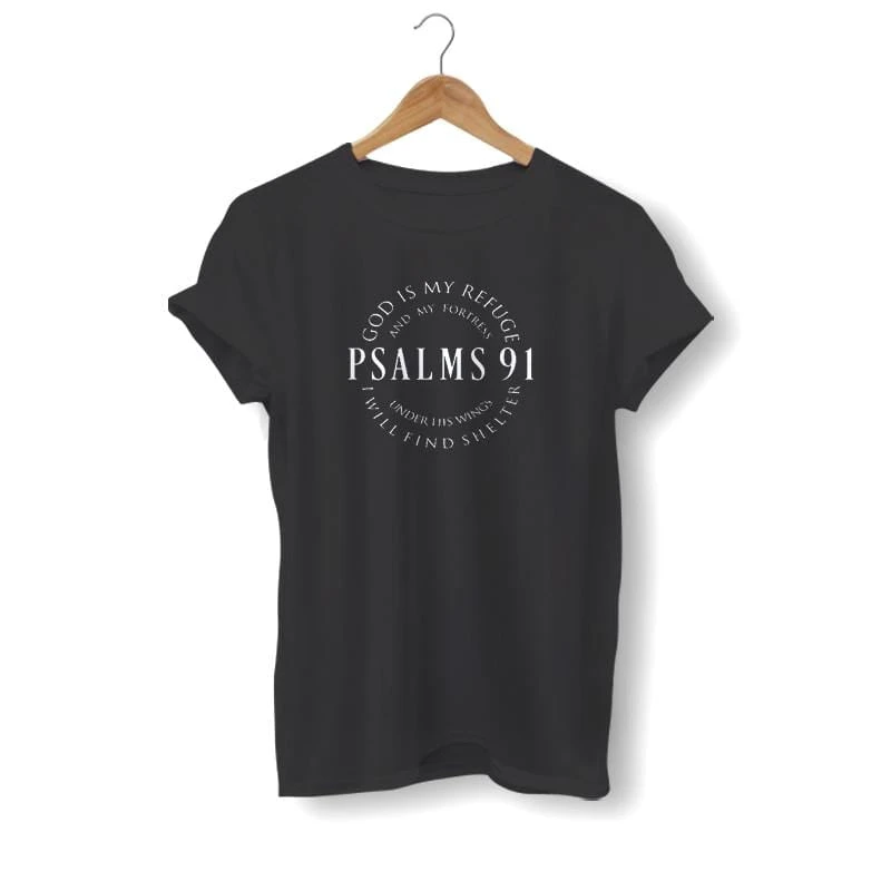 Christian T-Shirt Psalm 91 5 Christian T-Shirt Psalm 91 - Image 3