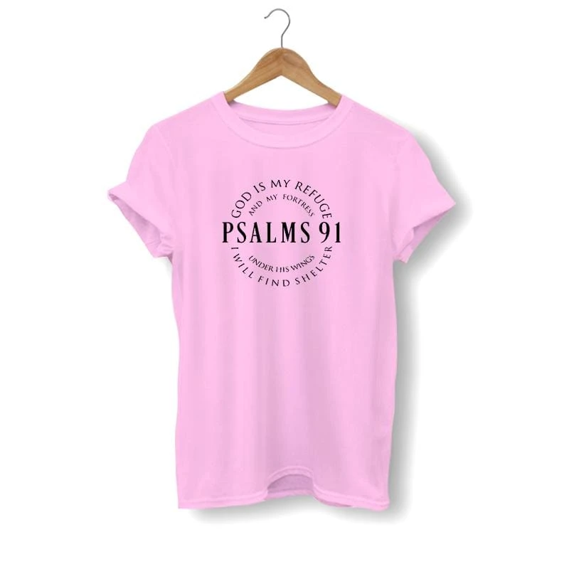 Christian T-Shirt Psalm 91 11 Christian T-Shirt Psalm 91 - Image 9