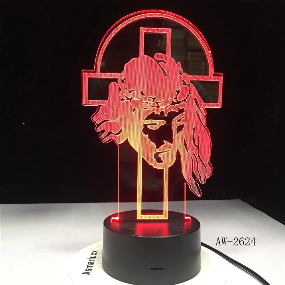 Christian Lamp Jesus Face 9 Christian Lamp Jesus Face - Image 7