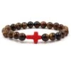 Cross Bead Bracelet Tiger's Eye (Red) 1 Cross Bead Bracelet Tiger's Eye (Red) -Lord's Guidance red tigers eye cross bracelet lord s guidance 96b9dbad 7bbc 4ca6 b264 b4a6c24bad5a