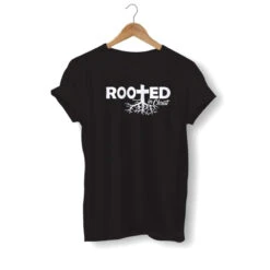 Christian T-Shirt Rooted In Christ 16 Christian T-Shirt Rooted In Christ -Lord's Guidance rooted in christ shirt black