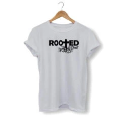 Christian T-Shirt Rooted In Christ 22 Christian T-Shirt Rooted In Christ -Lord's Guidance rooted in christ shirt gray