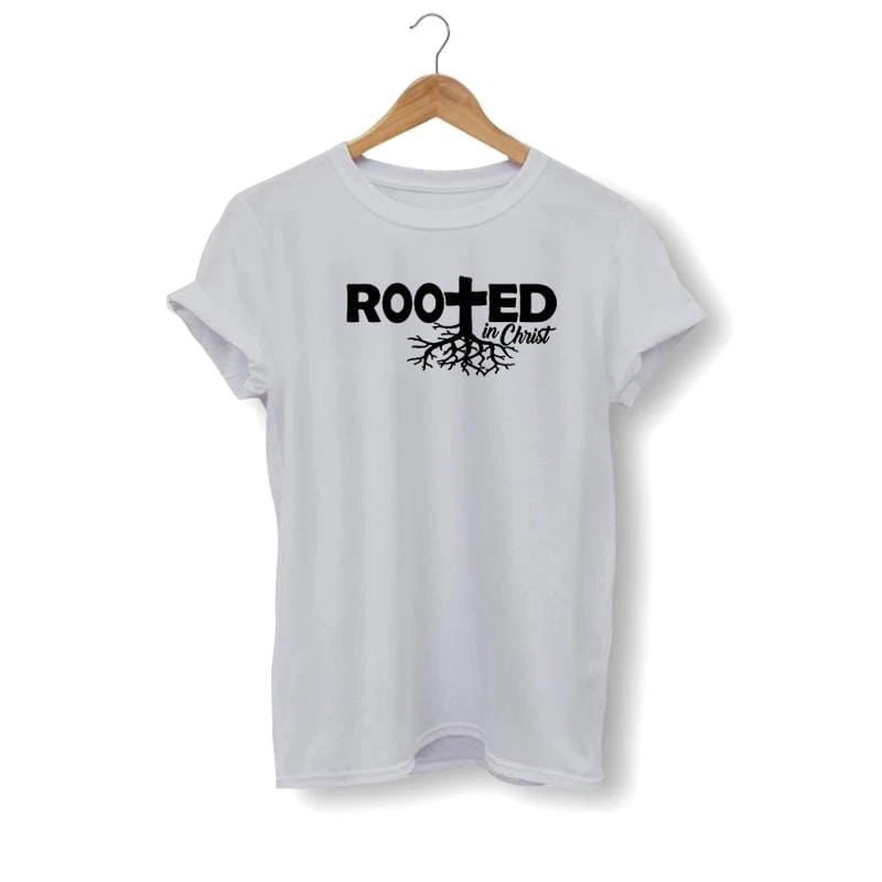 Christian T-Shirt Rooted In Christ 11 Christian T-Shirt Rooted In Christ - Image 9