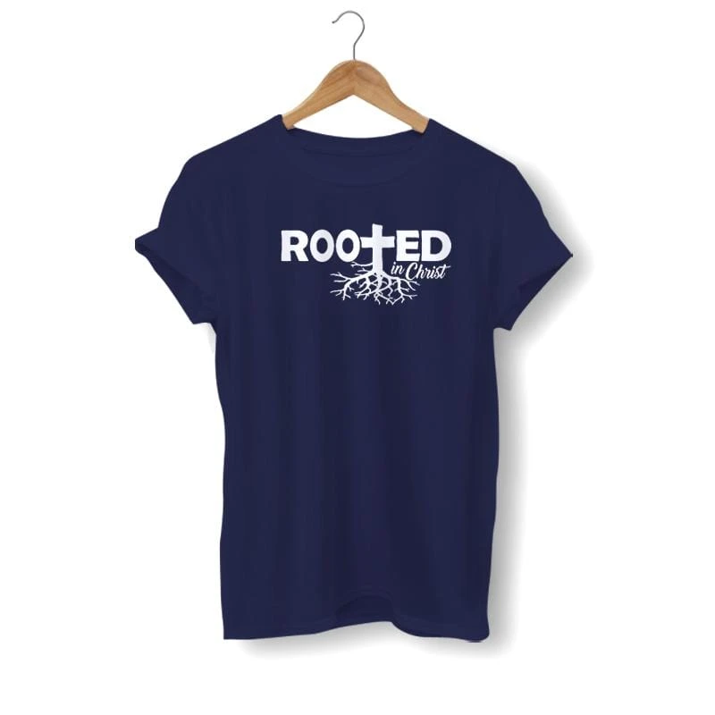 Christian T-Shirt Rooted In Christ 14 Christian T-Shirt Rooted In Christ - Image 12