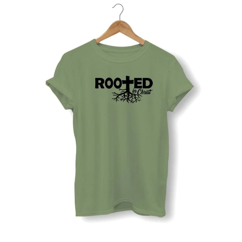 Christian T-Shirt Rooted In Christ 13 Christian T-Shirt Rooted In Christ - Image 11