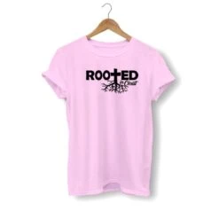 Christian T-Shirt Rooted In Christ 19 Christian T-Shirt Rooted In Christ -Lord's Guidance rooted in christ shirt pink