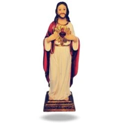 Christian Figurine Sacred Heart Of Jesus