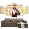 Christian Canvas Art Sacred Heart Of Jesus 1 Christian Canvas Art Sacred Heart Of Jesus -Lord's Guidance sacred heart of jesus wall hanging