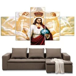 Front Page 43 Christian Canvas Art Sacred Heart Of Jesus