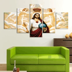 Front Page -Lord's Guidance sacred heart of jesus wall hanging decor lords guidance