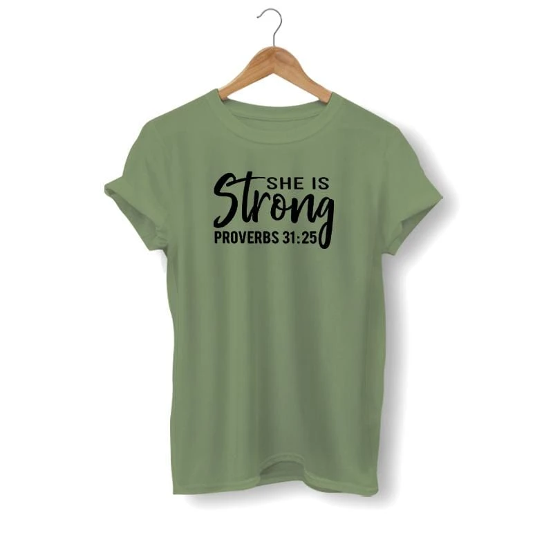 Christian T-Shirt She Is Strong 13 Christian T-Shirt She Is Strong - Image 11