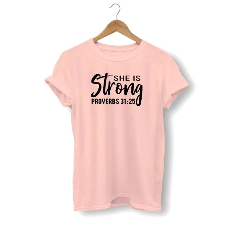 Christian T-Shirt She Is Strong 10 Christian T-Shirt She Is Strong - Image 8
