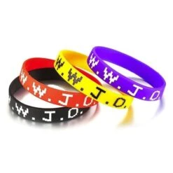Christian Bracelet WWJD (Silicone) -Lord's Guidance silicone wwjd bracelet lords guidance