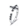 Christian Ring Grace (Silver) 1 Christian Ring Grace (Silver) -Lord's Guidance silver black diamond cross ring lord s guidance