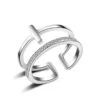 Christian Ring Elegance (Silver) 2 Christian Ring Elegance (Silver) -Lord's Guidance silver cross ring adjustable lord s guidance