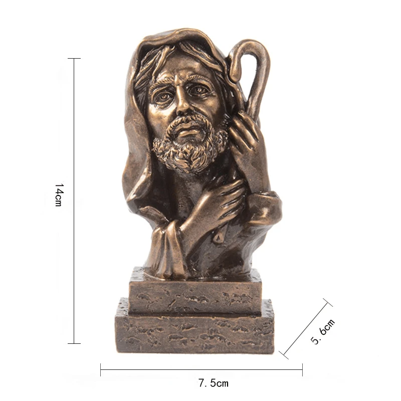 Christian Figurine Jesus Face 8 Christian Figurine Jesus Face - Image 6