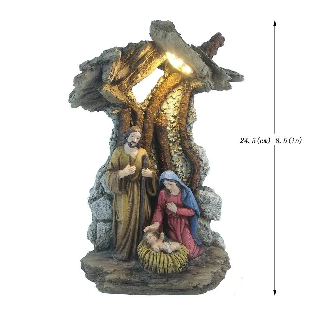 Christian Figurine Jesus Mary Joseph (LED) 7 Christian Figurine Jesus Mary Joseph (LED) - Image 5