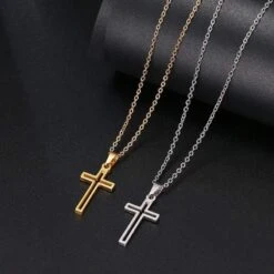 Women's Christian Necklace Hollowed 13 Women's Christian Necklace Hollowed -Lord's Guidance small cross necklace womens