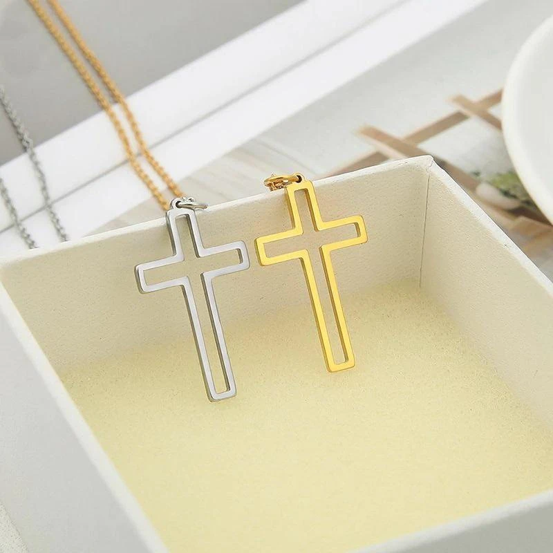 Women's Christian Necklace Hollowed 7 Women's Christian Necklace Hollowed - Image 5