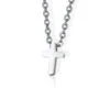 Women's Christian Necklace Small Silver Cross 1 Women's Christian Necklace Small Silver Cross -Lord's Guidance small silver cross necklace womens