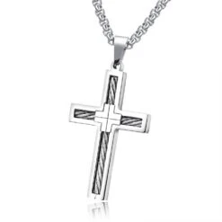 Men's Christian Necklace Wire (Steel)