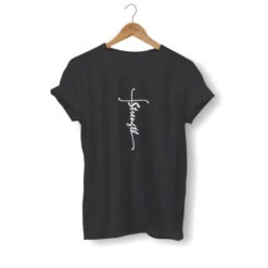 Christian T-Shirt Strength 13 Christian T-Shirt Strength -Lord's Guidance strength christian shirts black